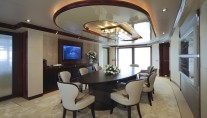 The stunning 72 metre yacht Azteca - Dining Room